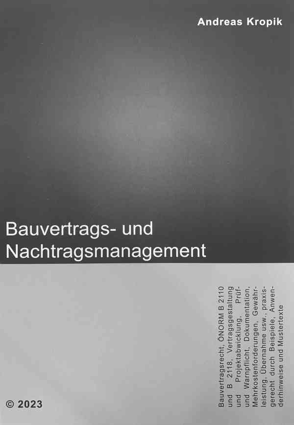 Bauvertrags- und Nachtragsmanagement