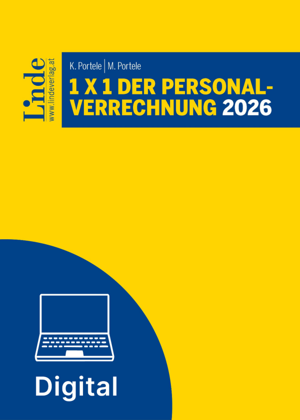 1 x 1 der Personalverrechnung 2026