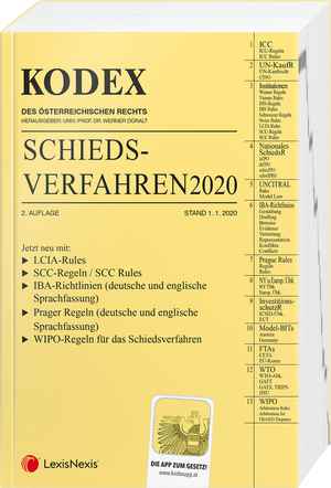 Kodex Schiedsverfahren 2020