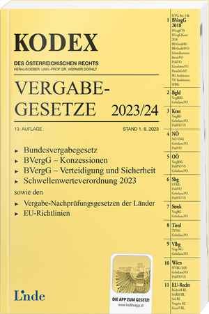 KODEX Vergabegesetze 2023/24