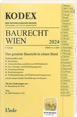 KODEX Baurecht Wien 2024