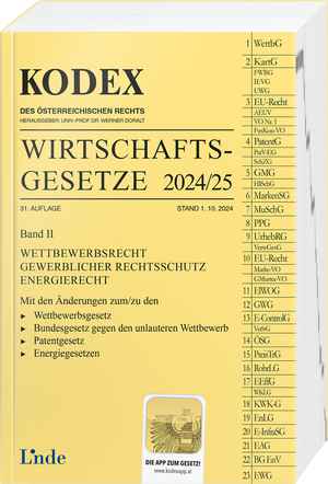 KODEX Wirtschaftsgesetze Band II 2024/25