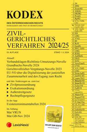 Kodex Zivilgerichtliches Verfahren 2024/25