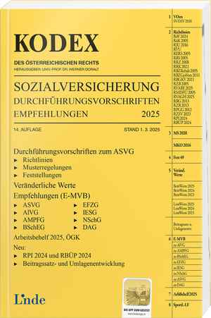 KODEX Sozialversicherung 2025, Band III