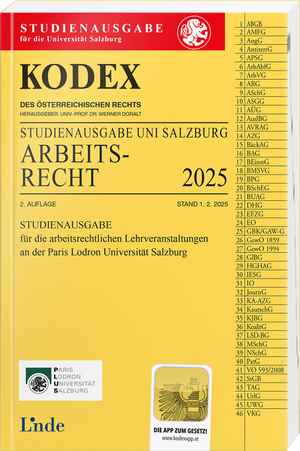 KODEX Studienausgabe Arbeitsrecht Salzburg 2025