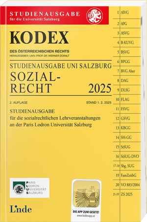 KODEX Studienausgabe Sozialrecht Salzburg 2025