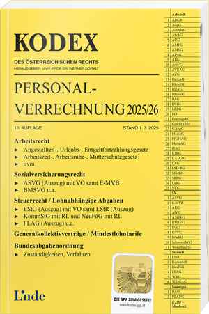 KODEX Personalverrechnung 2025/26