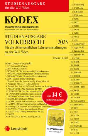 Kodex Völkerrecht Studienausgabe