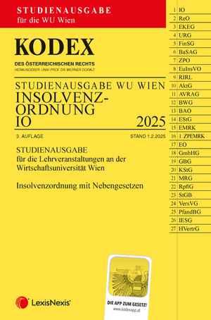 Kodex Insolvenzordnung für die WU Studienausgabe