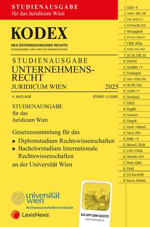 Kodex Unternehmensrecht Wien Juridicum 2025