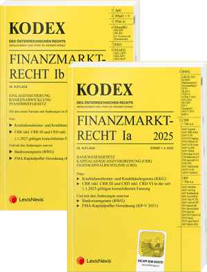 Kodex Finanzmarktrecht Ia+Ib 2025