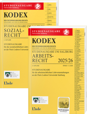 KODEX-Paket Studienausgabe Arbeits- und Sozialrecht Salzburg 2025/26