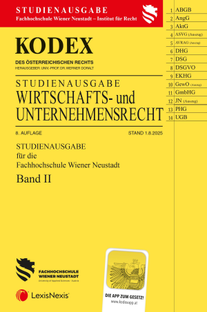 Kodex Wirtschafts- und Unternehmensrecht Band II Studienausgabe
