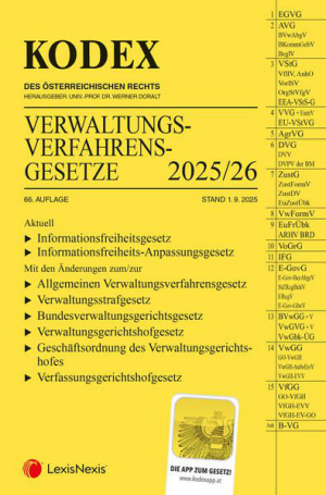 Kodex Verwaltungsverfahrensgesetze 2025/26