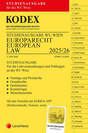 Kodex Europarecht für die WU Studienausgabe