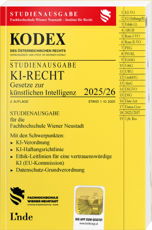 KODEX Studienausgabe KI-Recht 2025/26