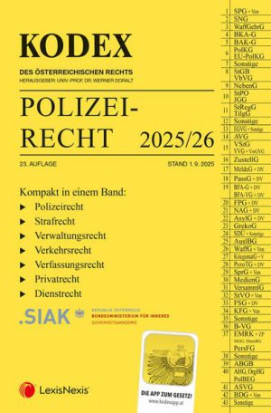 Kodex Polizeirecht 2025/26