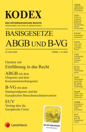 Kodex Basisgesetze ABGB und B-VG