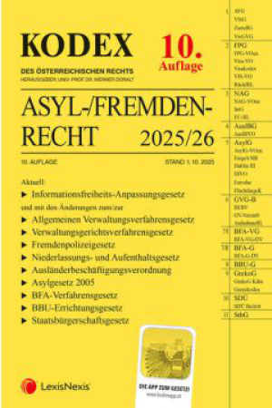 Kodex Asyl- und Fremdenrecht 2025/26