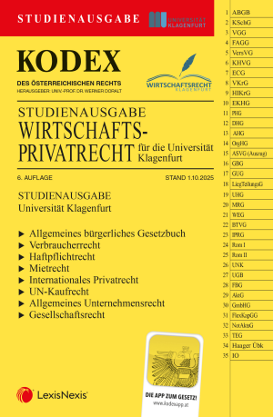 Kodex Wirtschaftsprivatrecht Klagenfurt Studienausgabe