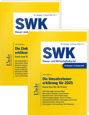 Die Steuererklärungen für 2025 - Band 1 + 2