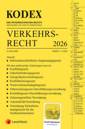 Kodex Verkehrsrecht 2026