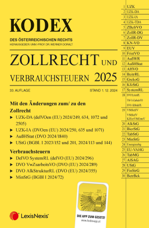 Kodex Zollrecht 2026