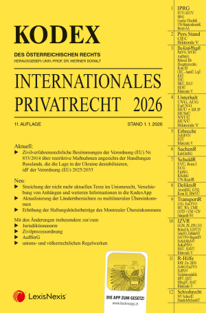 Kodex Internationales Privatrecht 2026