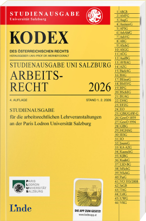 KODEX Studienausgabe Arbeitsrecht Salzburg 2026