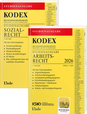 KODEX-Paket Studienausgabe Arbeits- und Sozialrecht 2026