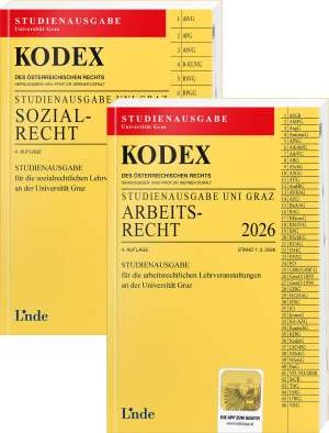 KODEX-Paket Studienausgabe Arbeits- und Sozialrecht Graz 2026