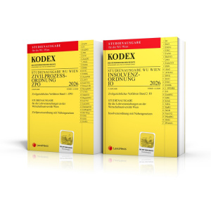 Kodex ZPO - IO für die WU 2026