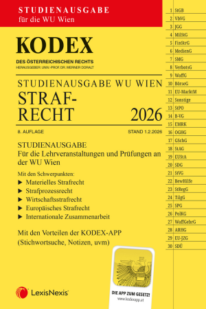 Kodex Strafrecht für die WU 2026