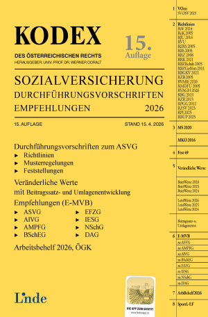 KODEX Sozialversicherung 2026, Band III