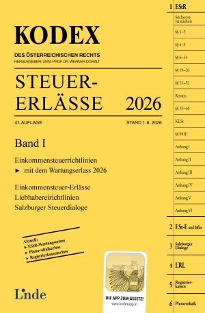 KODEX Steuer-Erlässe 2026, Band I