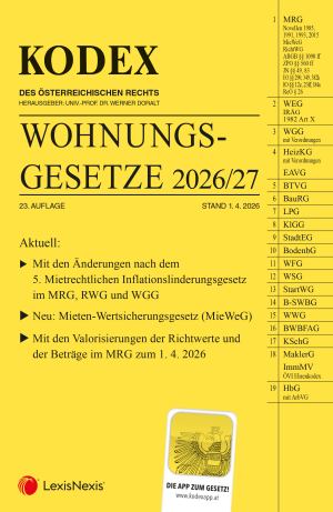 Kodex Wohnungsgesetze 2026/27