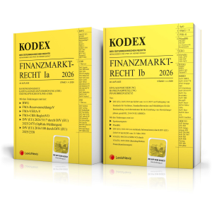 Kodex Finanzmarktrecht Ia+Ib 2026