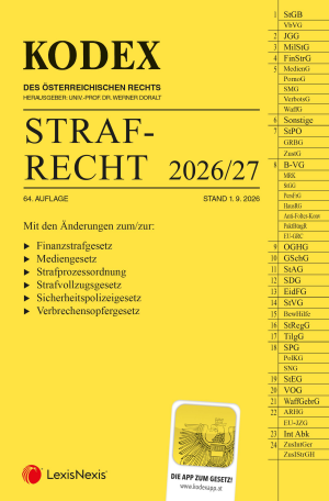 Kodex Strafrecht 2026/27