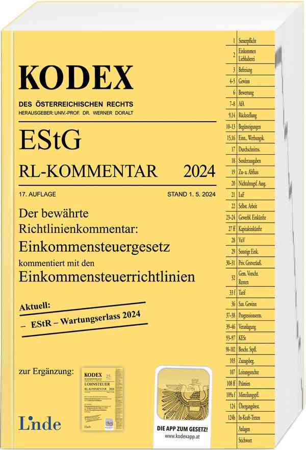 KODEX EStG Richtlinien-Kommentar 2024