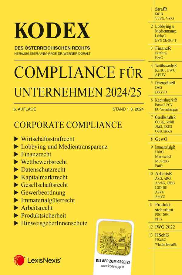Kodex Compliance für Unternehmen 2024/25