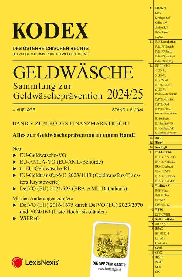 Kodex Geldwäsche 2024/25