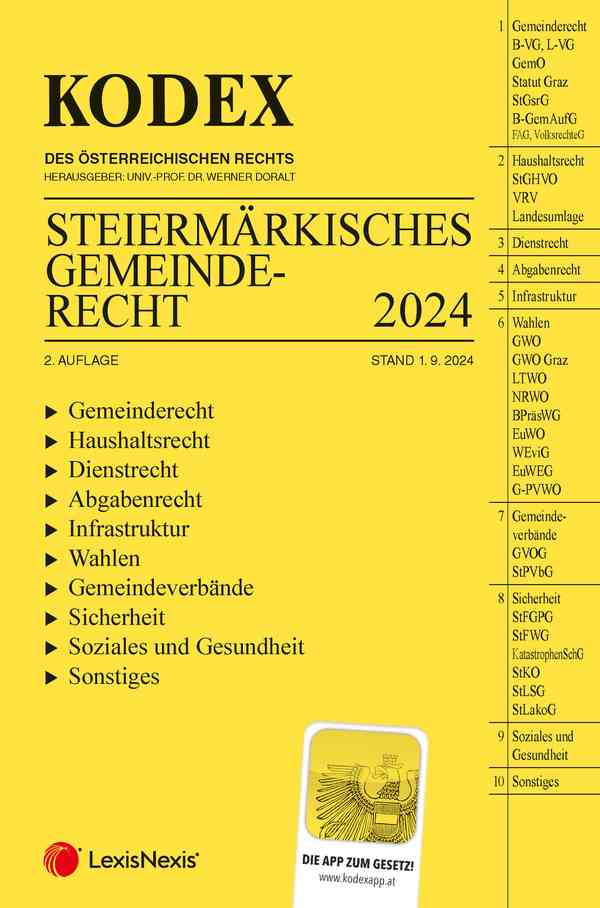 Kodex Steiermärkisches Gemeinderecht 2024