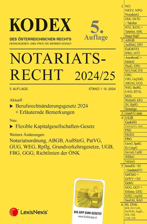 KODEX Notariatsrecht 2024/25