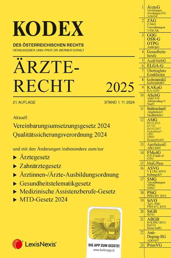 Kodex Ärzterecht 2025