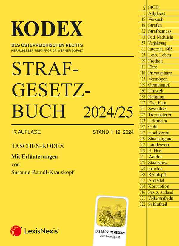 Taschen-Kodex Strafgesetzbuch 2025