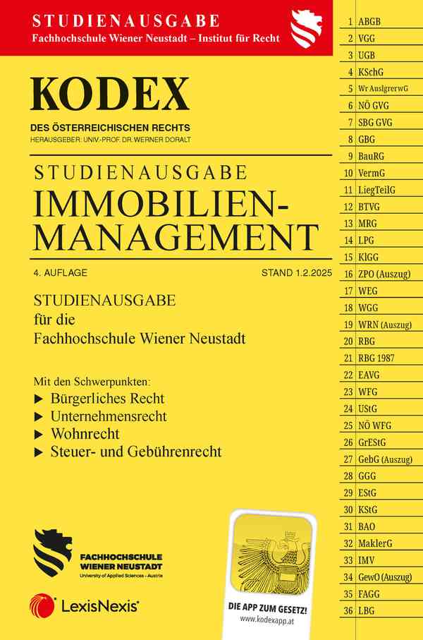 Kodex Immobilienmanagement Studienausgabe