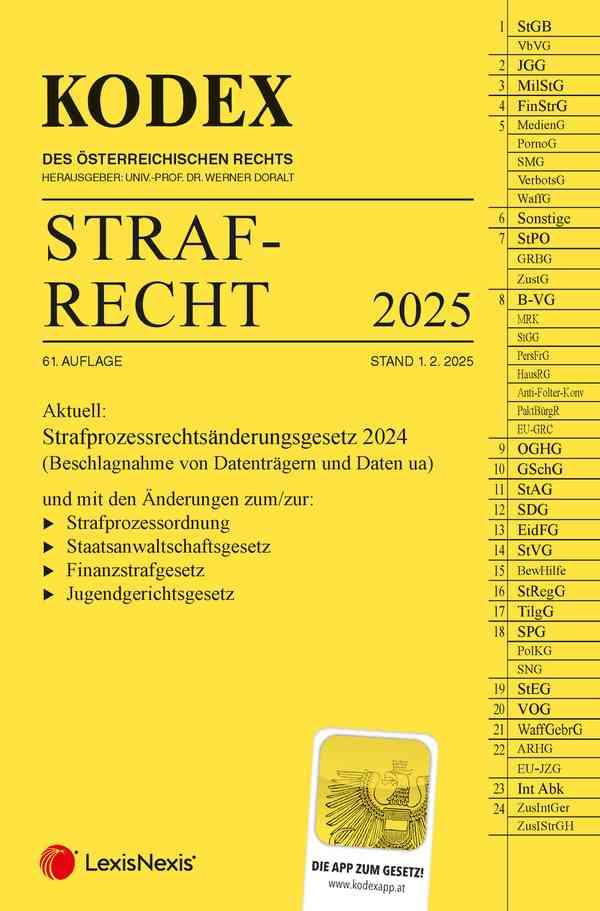Kodex Strafrecht 2025