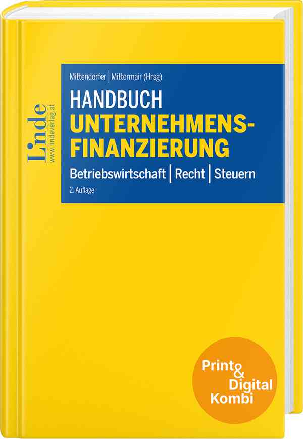 Handbuch Unternehmensfinanzierung (Kombi Print&digital)