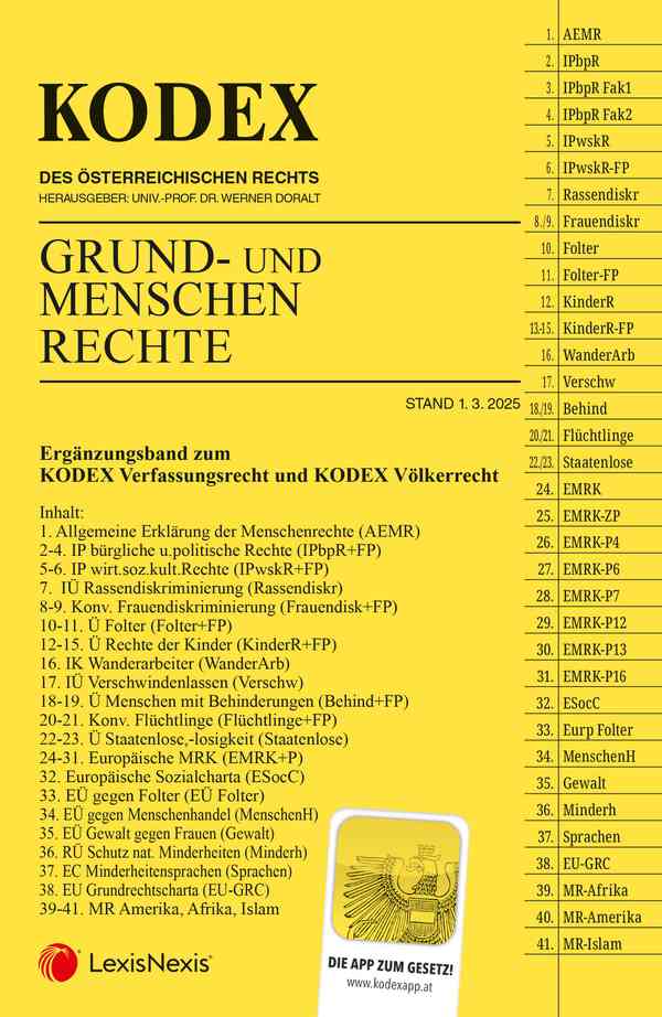 Kodex Grund- und Menschenrechte