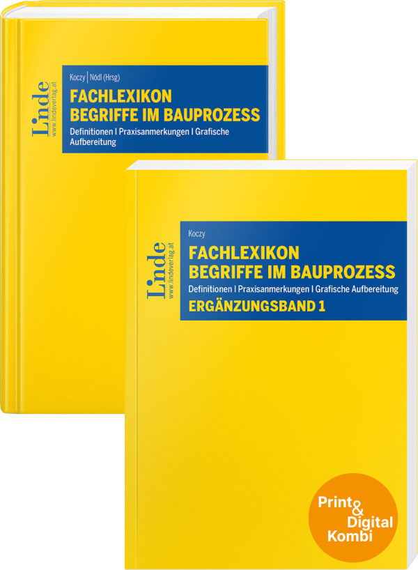 Fachlexikon Begriffe im Bauprozess inkl. Ergänzungsband 1 (Kombi Print&digital)